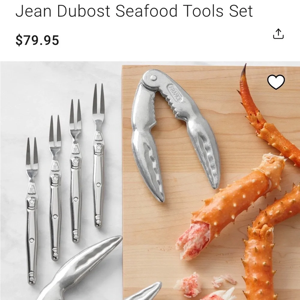 Williams Sonoma Black and White Seafood Tools